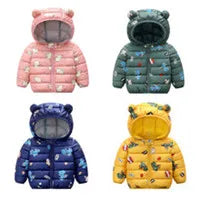 2025 Winter Boys Jacket Children Clothing Keep Warm Cotton Thicken Coats Kids Zipper Hooded Outerwear Plus Velvet Jackets