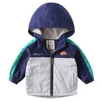 2025 Winter Boys Jacket Children Clothing Keep Warm Cotton Thicken Coats Kids Zipper Hooded Outerwear Plus Velvet Jackets