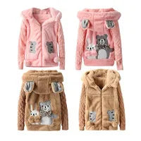2025 Winter Boys Jacket Children Clothing Keep Warm Cotton Thicken Coats Kids Zipper Hooded Outerwear Plus Velvet Jackets