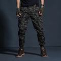 Mens Cargo Pants Casual Mens Pant Baggy Regular Cotton Trousers Male Combat Military Tactical Pants with Multi Pockets