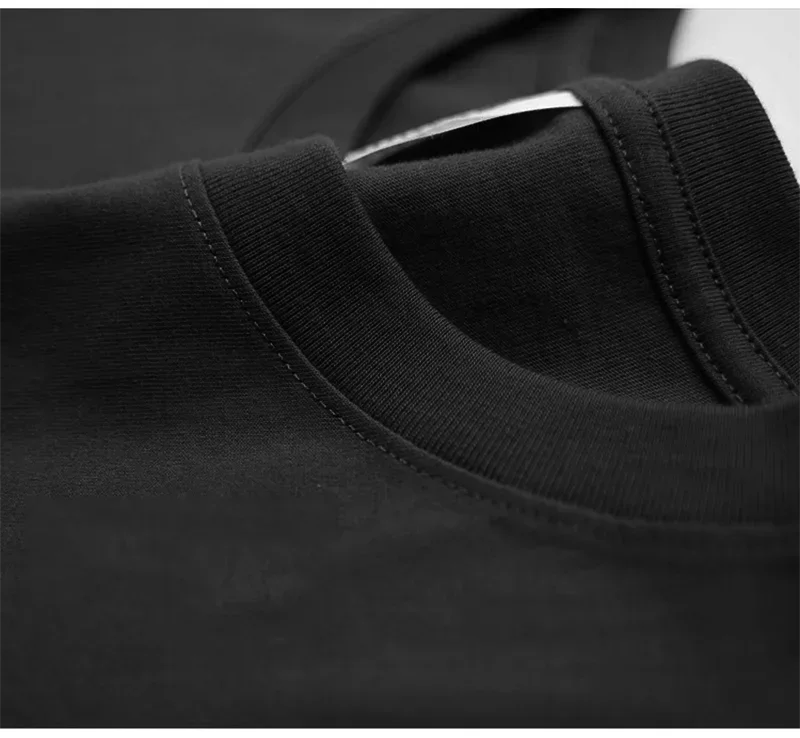Mens Oversized T-Shirts Fashion Loose Fit Crewneck Tshirt Streetwear Heavyweight Short Sleeve Tee Shirt Gym Workout Tops