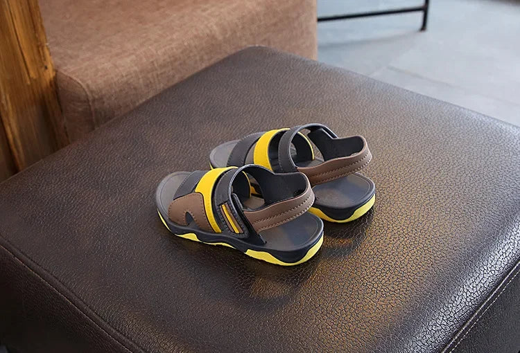 Summer Sandals Children's Flats Soft Anti-slip Baby Boys Girls Outdoor Beach Shoes Comfortable Sports Casual Toddler Sandals