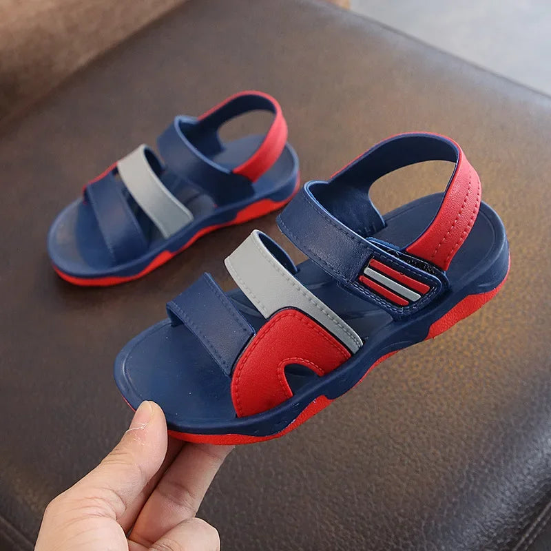 Summer Sandals Children's Flats Soft Anti-slip Baby Boys Girls Outdoor Beach Shoes Comfortable Sports Casual Toddler Sandals