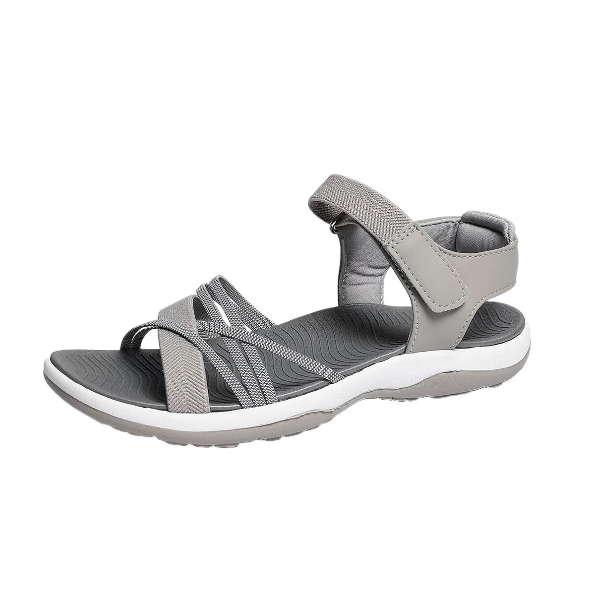 Women's Summer Sandals 2026 New Style, Flat, Non-Slip,Casual, Soft Sole,Large Size,Middle-Aged and Elderly Mom Shoes,Beach Shoes