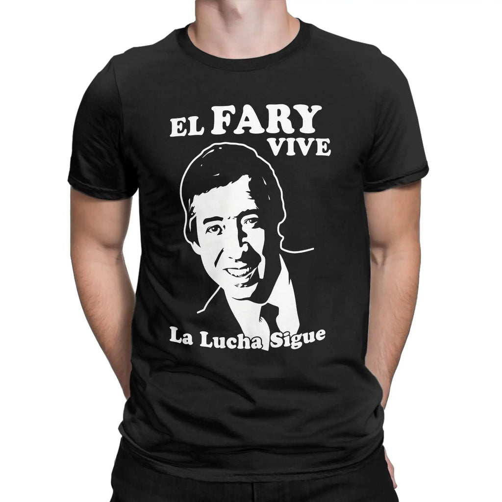 Oversized T-Shirt Summer El Fary Spanish Singer Portrait Hip Hop T-Shirts  Cotton Tshirt for Men's Aesthetic Short Sleeve Tops