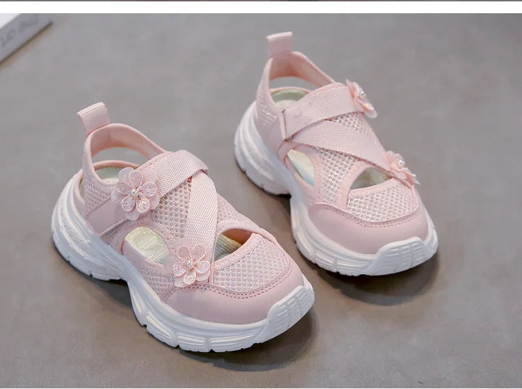 Summer Sandals New Fashion Simple Girls' Shoes Anti Slip Soft Comfort Beach Casual Shoe Breathable Versatile Simple Sports Shoes