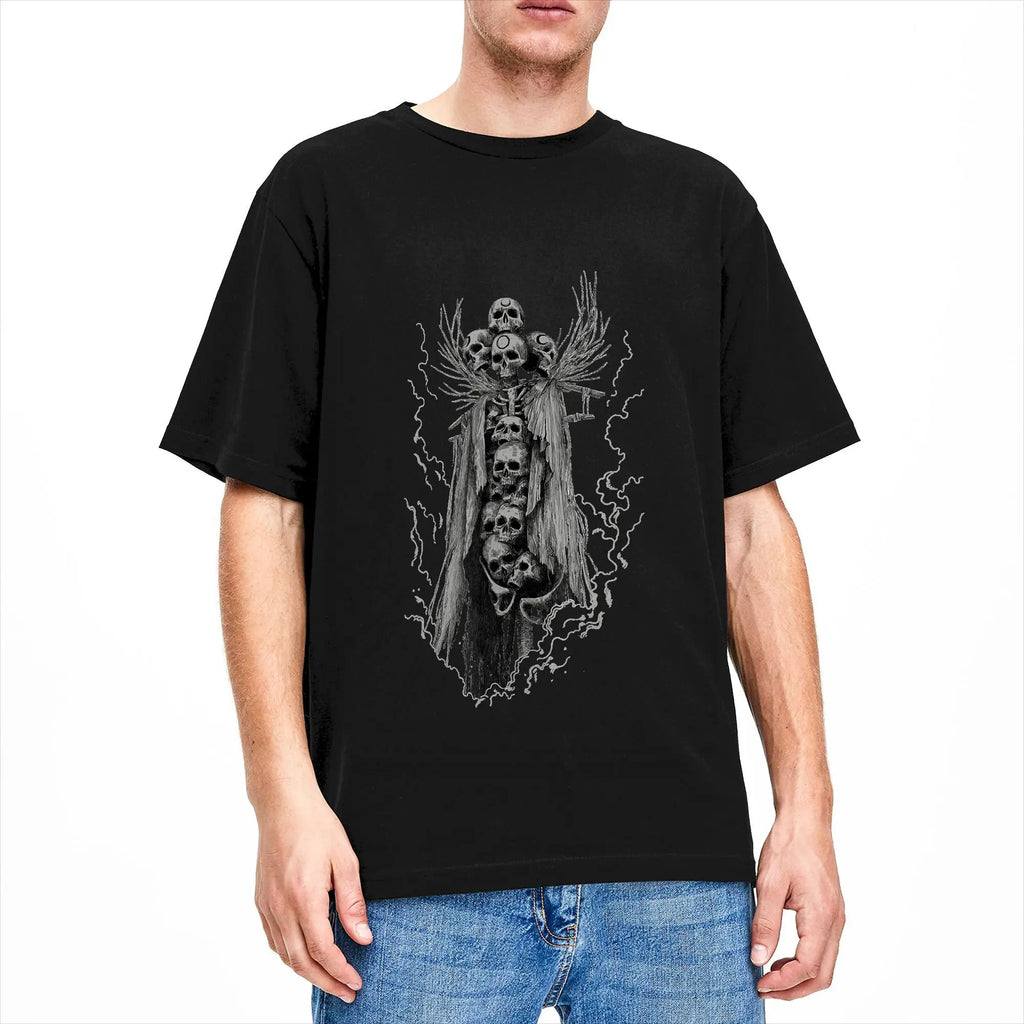 Oversized T Shirt Beach Hunts- Showdowns Hipster T-Shirts  Pure Cotton Tshirt for Male Awesome Design Short Sleeve Top Tees