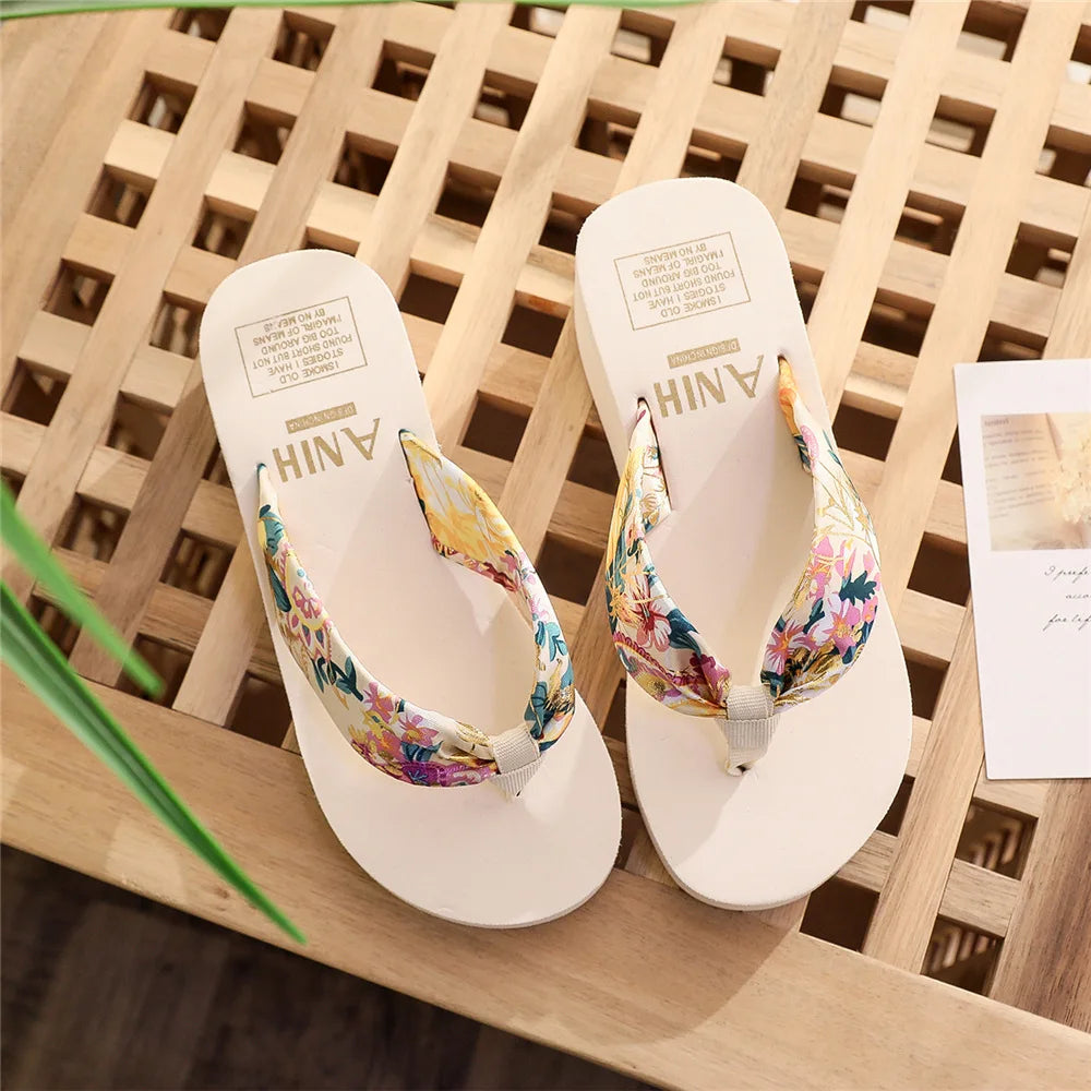 Summer Women Shoes 2026 Fashion Women Flip Flops Summer Beach Platform Slippers Casual Outside Wedges Sandals