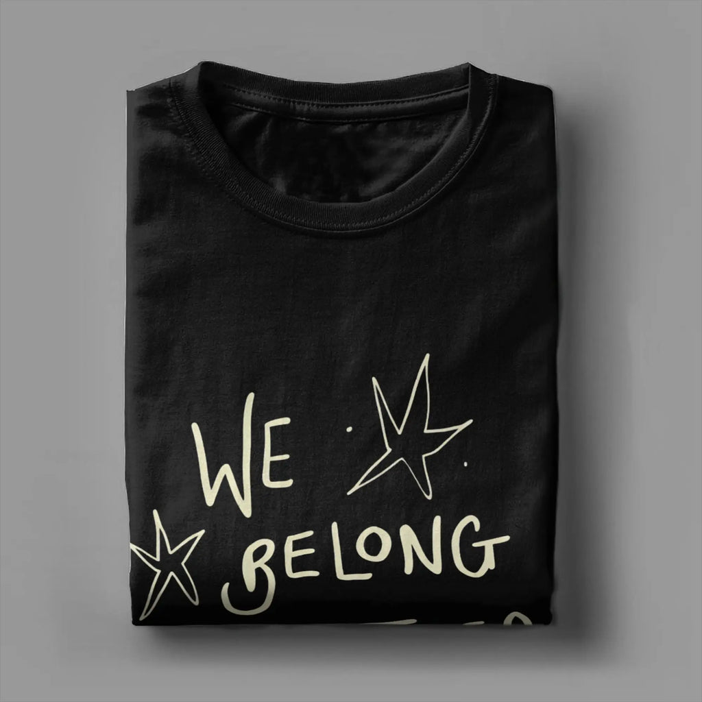 Oversized T-Shirt Summer Harrys Styles We Belong Together Hipster T-Shirts  100% Cotton Tee Shirt for Men Aesthetic Big Size