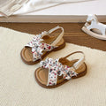 Summer Kids Sandals Fashion Flower Soft Bottom Girls Beach Sandals Princess Shoes Slippers