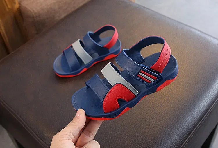 Summer Sandals Children's Flats Soft Anti-slip Baby Boys Girls Outdoor Beach Shoes Comfortable Sports Casual Toddler Sandals