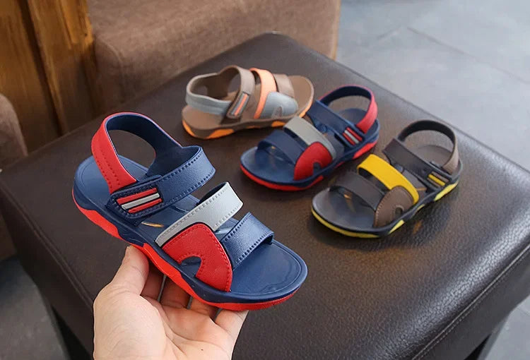 Summer Sandals Children's Flats Soft Anti-slip Baby Boys Girls Outdoor Beach Shoes Comfortable Sports Casual Toddler Sandals