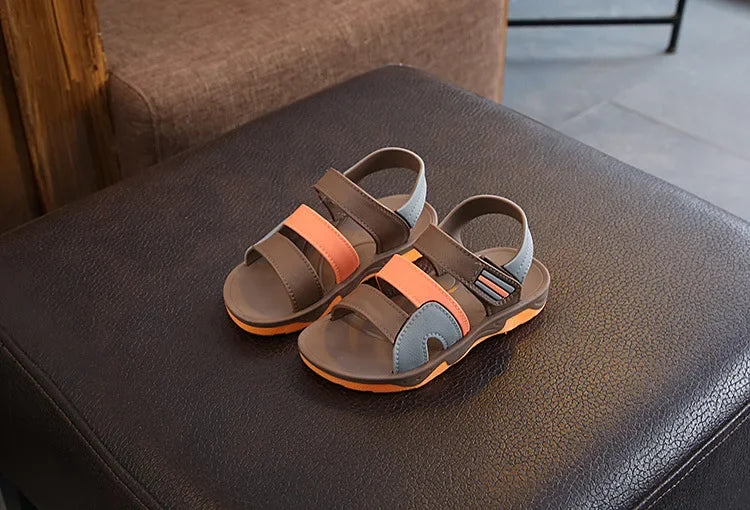 Summer Sandals Children's Flats Soft Anti-slip Baby Boys Girls Outdoor Beach Shoes Comfortable Sports Casual Toddler Sandals