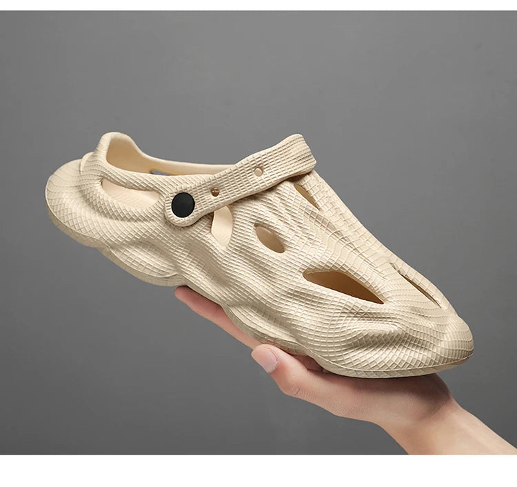 Summer Men Slippers Comfortable Platform Outdoor Sandals 2025 Beach Slippers Flip Flops Male Indoor Home Slides Bathroom Shoes