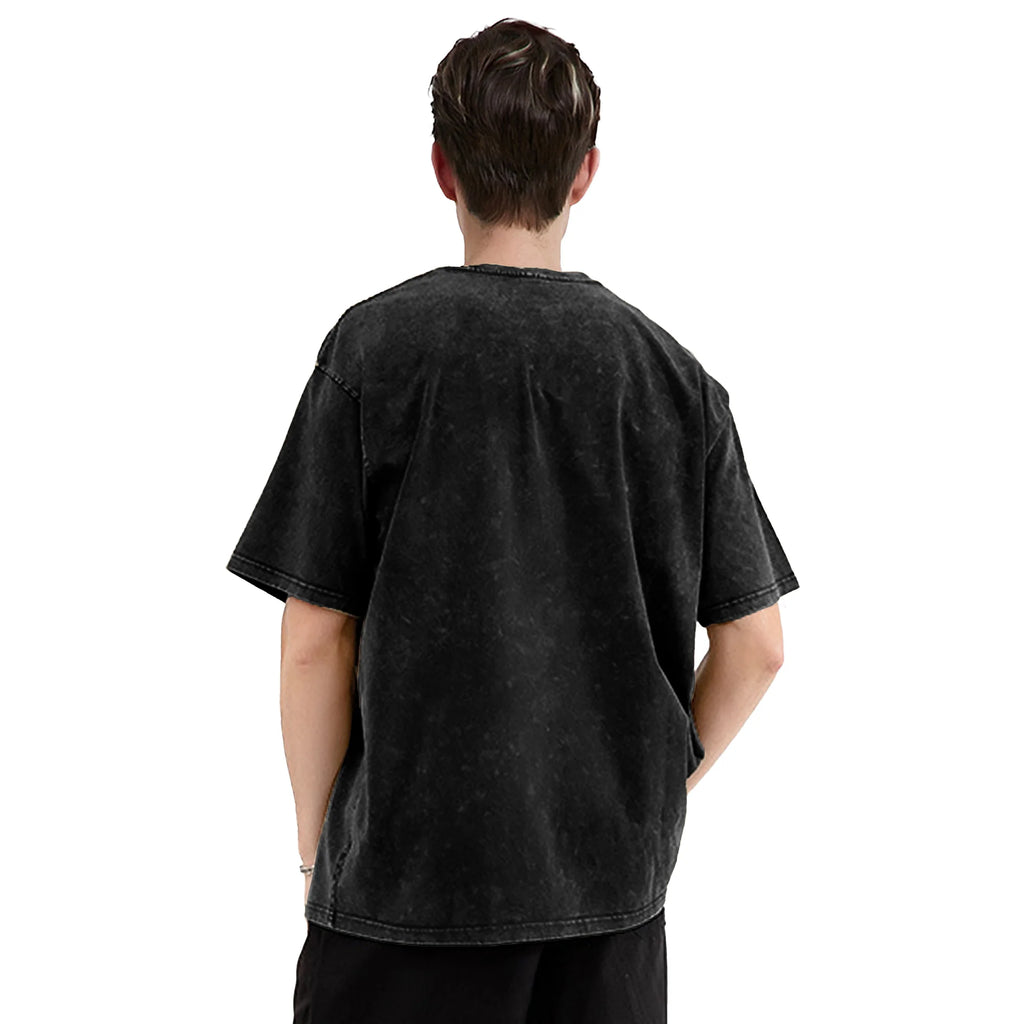 Oversized Washed T-Shirt Palestine Map  Cotton T Shirts  Novelty Tee Shirt for Men Summer Y2K Fun Print Clothing
