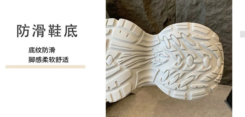 Sneakers for Women 2026 New Style Thick Sole Retro Breathable Lightweight Autumn Height Increasing Casual Sports Shoes Trend