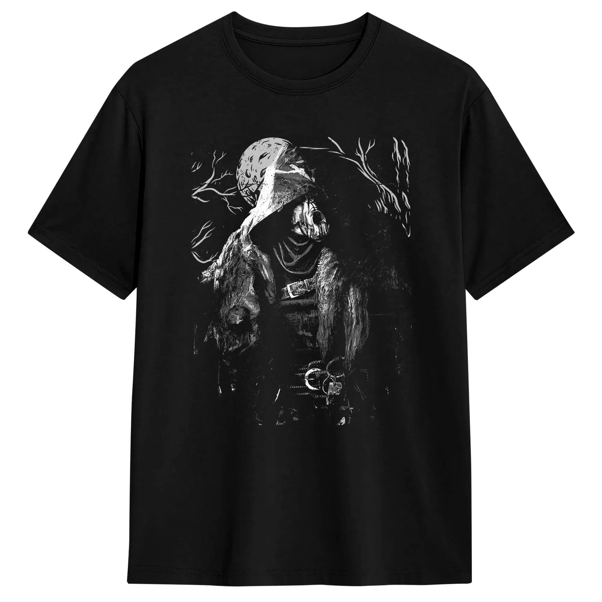 Oversized T Shirt Beach Hunts- Showdowns Hipster T-Shirts  Pure Cotton Tshirt for Male Awesome Design Short Sleeve Top Tees