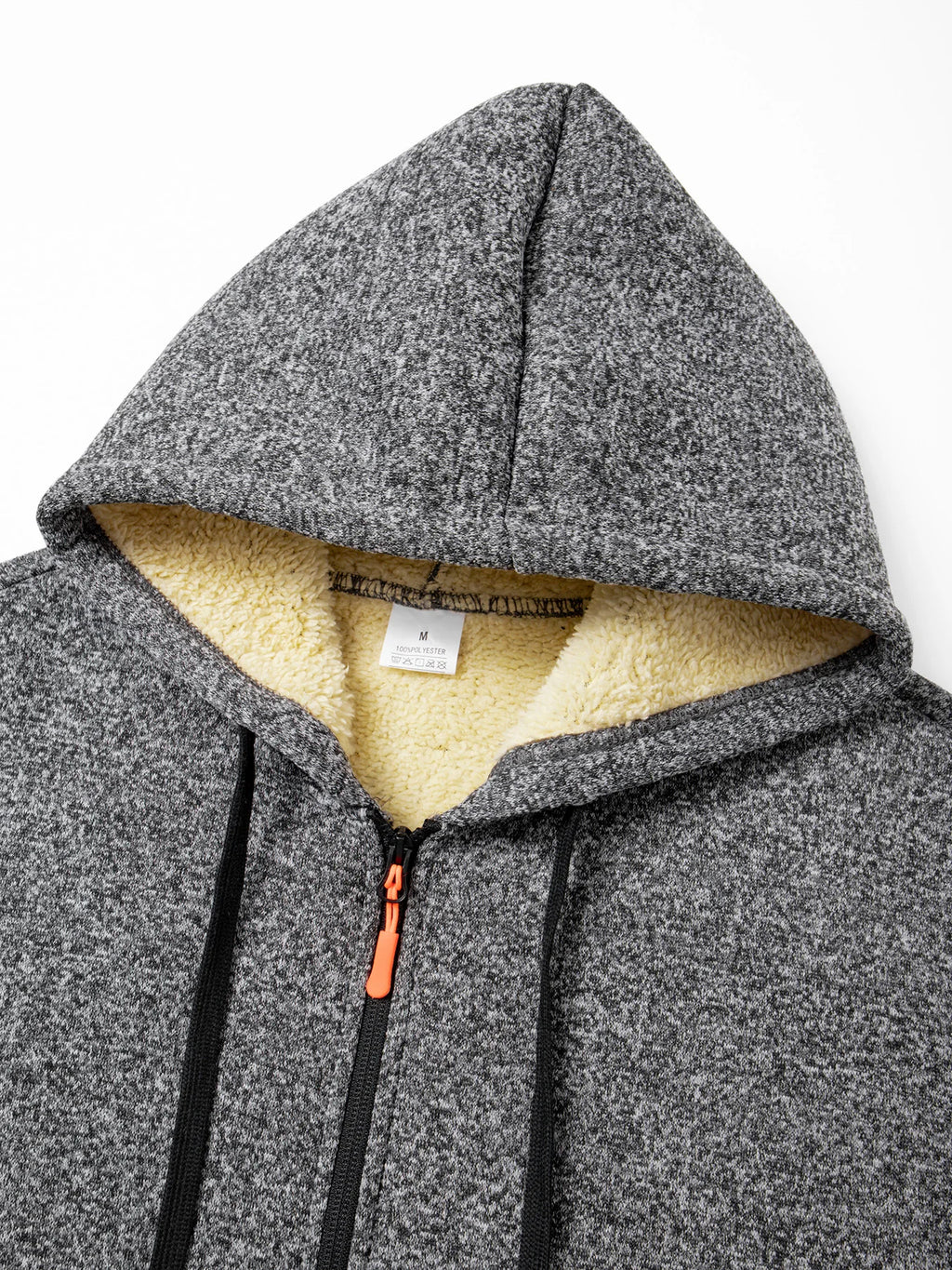 Winter Men's Thickened Jacket Hoodies Long Sleeve Sweatshirts Outdoor Warm Zipper Cardigan Streetwear Mens Oversize Jacket Coat