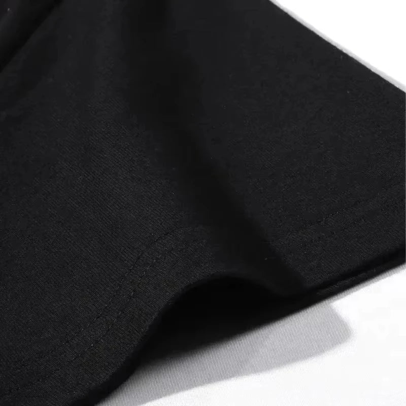 Men Oversized Tee Casual Loose American style simple letter notes Print T-shirt Youth T-shirtsAmerican funny expressions