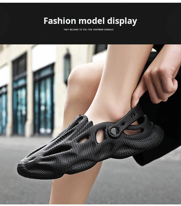 Summer Men Slippers Comfortable Platform Outdoor Sandals 2025 Beach Slippers Flip Flops Male Indoor Home Slides Bathroom Shoes