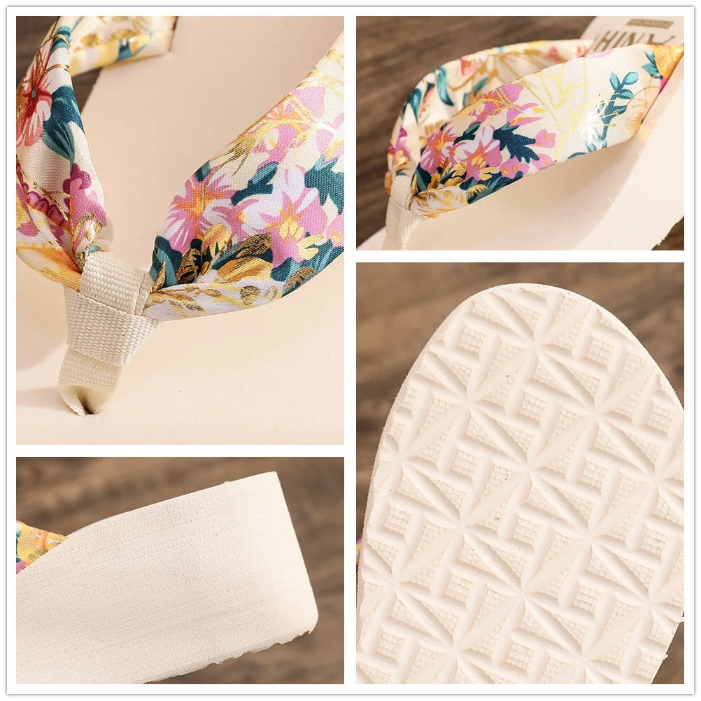 Summer Women Shoes 2026 Fashion Women Flip Flops Summer Beach Platform Slippers Casual Outside Wedges Sandals