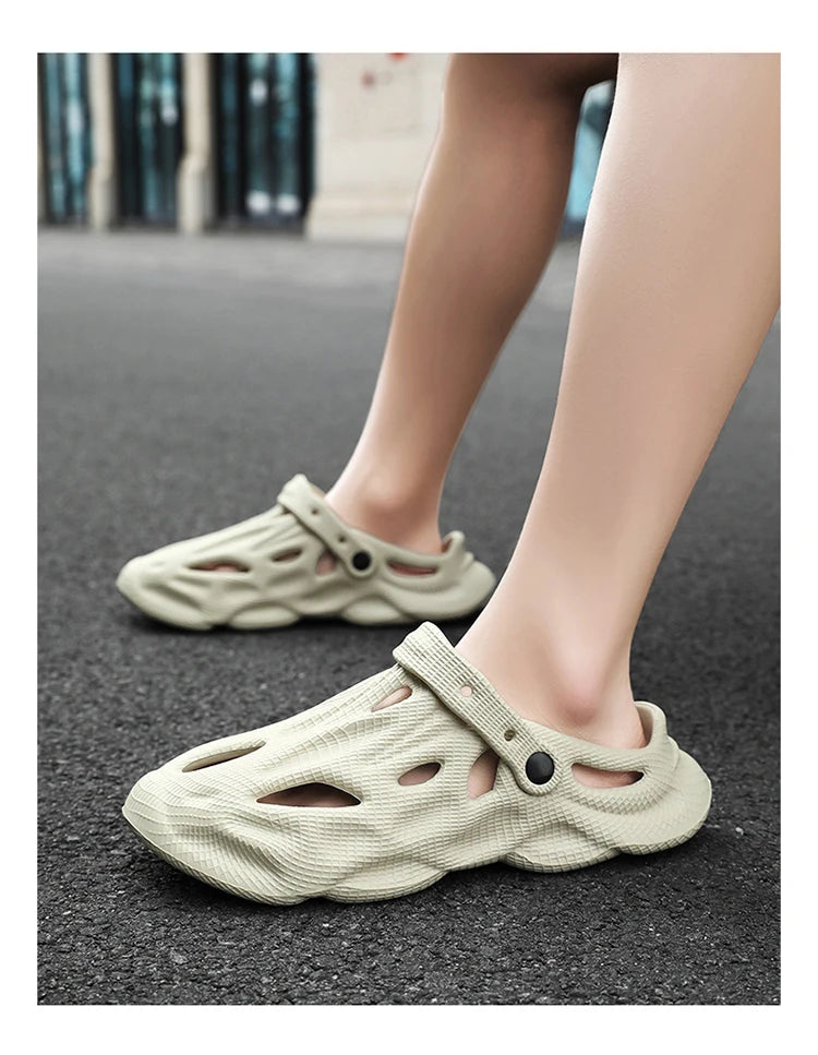 Summer Men Slippers Comfortable Platform Outdoor Sandals 2025 Beach Slippers Flip Flops Male Indoor Home Slides Bathroom Shoes
