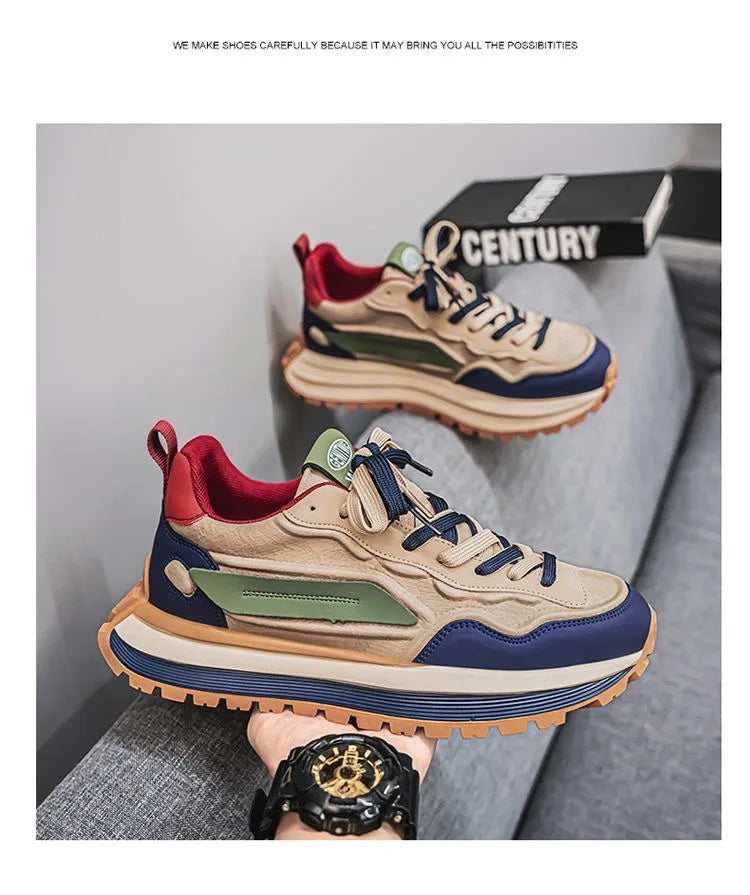 Fashion Men's Sneakers 2025 New Comfortable Breathable Casual Running Shoes Outdoor Soft Sole Training Shoes for Men Zapatillas