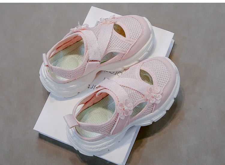 Summer Sandals New Fashion Simple Girls' Shoes Anti Slip Soft Comfort Beach Casual Shoe Breathable Versatile Simple Sports Shoes