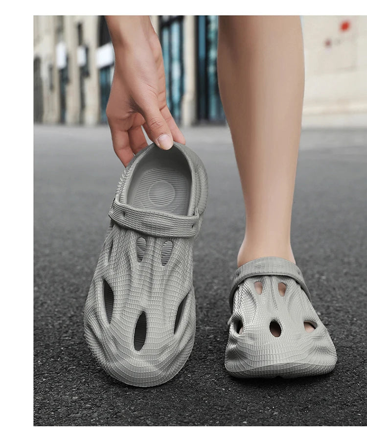 Summer Men Slippers Comfortable Platform Outdoor Sandals 2025 Beach Slippers Flip Flops Male Indoor Home Slides Bathroom Shoes