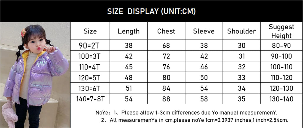 Autumn Winter Down Jackets For Girls Children Clothing Warm Hooded Outerwear For Boys Toddler Girls Fashion Coat Jacket