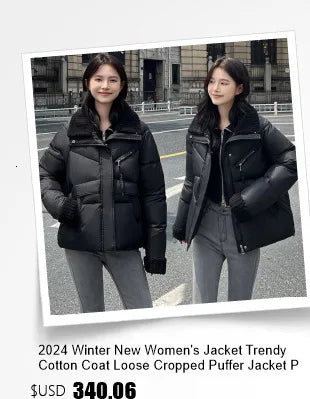 2026 New Winter Jacket Women Warm Parkas Long Sleeve Tops Casual Cotton Padded Jackets Belt Black Brown Hooded Outwear Female