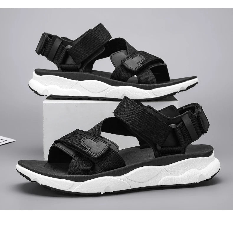 Summer Platform Hiking Sandals Men Brown Outdoor Beach Sandals Woman 2025 Original Luxury Designer Sandals Man sandalias hombre