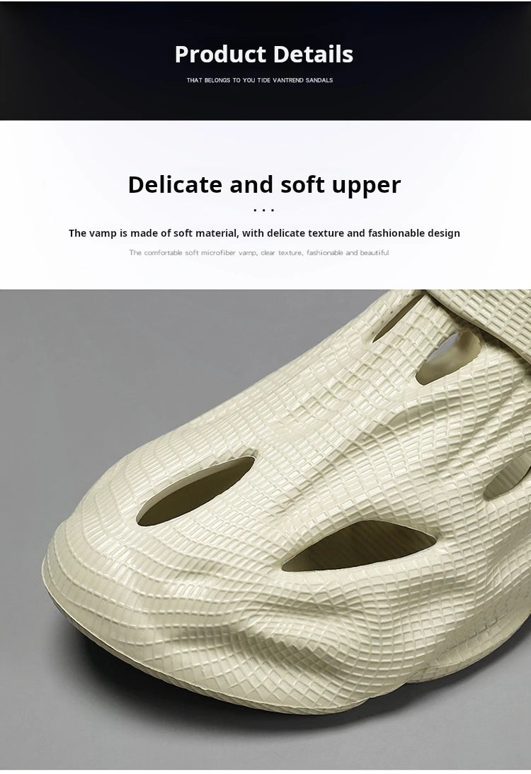 Summer Men Slippers Comfortable Platform Outdoor Sandals 2025 Beach Slippers Flip Flops Male Indoor Home Slides Bathroom Shoes