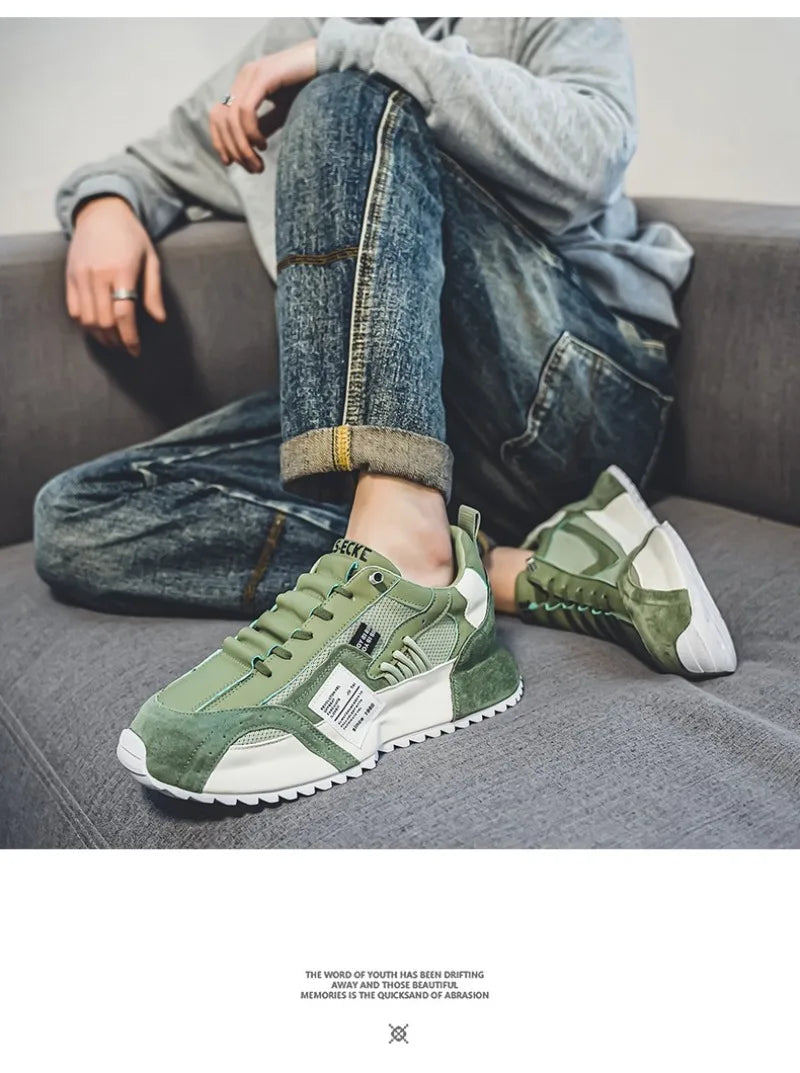 Mens Sneakers Luxury Brand Casual Shoes Breathable Sport Running Shoes Tennis Training Shoes for Men Platform Vulcanize Footwear