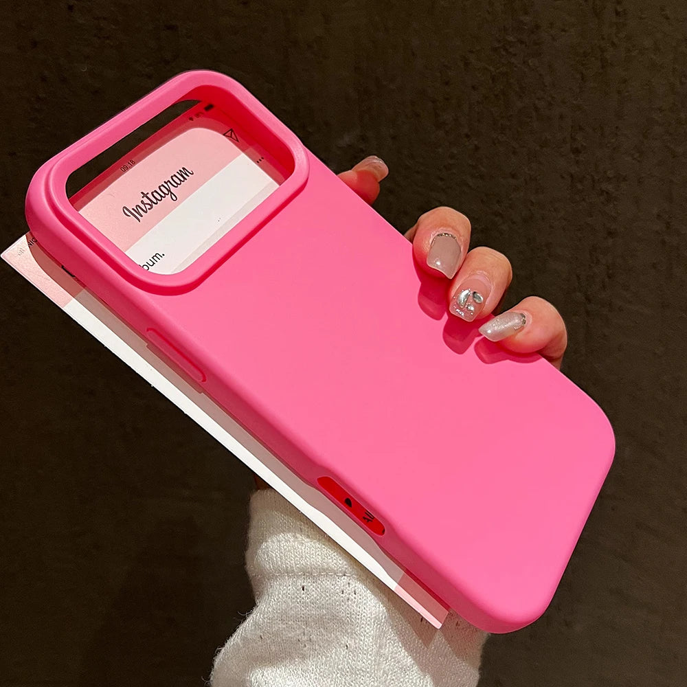 Candy Color Silicone Protective Phone Case For iPhone 17 Pro Max 17 Air 17 Pro Shockproof Matte Soft TPU Bumper Back Cases Cover