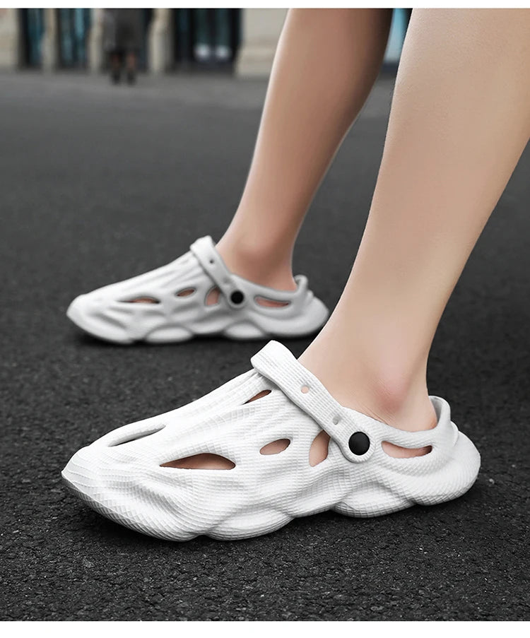 Summer Men Slippers Comfortable Platform Outdoor Sandals 2025 Beach Slippers Flip Flops Male Indoor Home Slides Bathroom Shoes