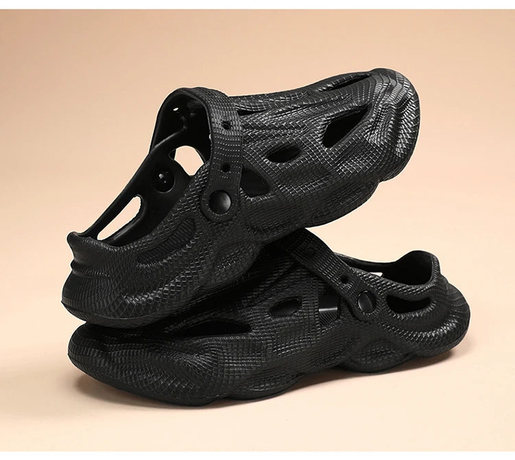 Summer Men Slippers Comfortable Platform Outdoor Sandals 2025 Beach Slippers Flip Flops Male Indoor Home Slides Bathroom Shoes