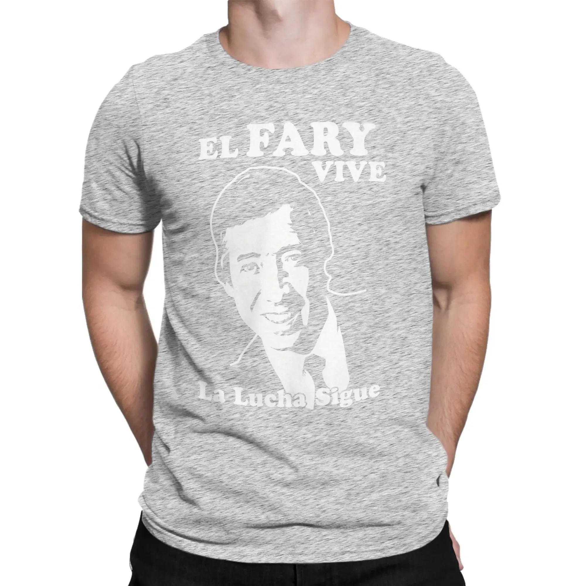 Oversized T-Shirt Summer El Fary Spanish Singer Portrait Hip Hop T-Shirts  Cotton Tshirt for Men's Aesthetic Short Sleeve Tops