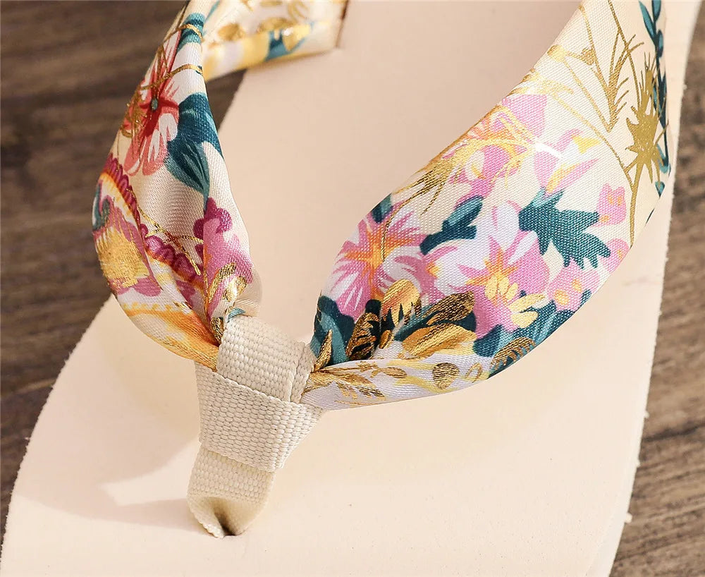 Summer Women Shoes 2026 Fashion Women Flip Flops Summer Beach Platform Slippers Casual Outside Wedges Sandals