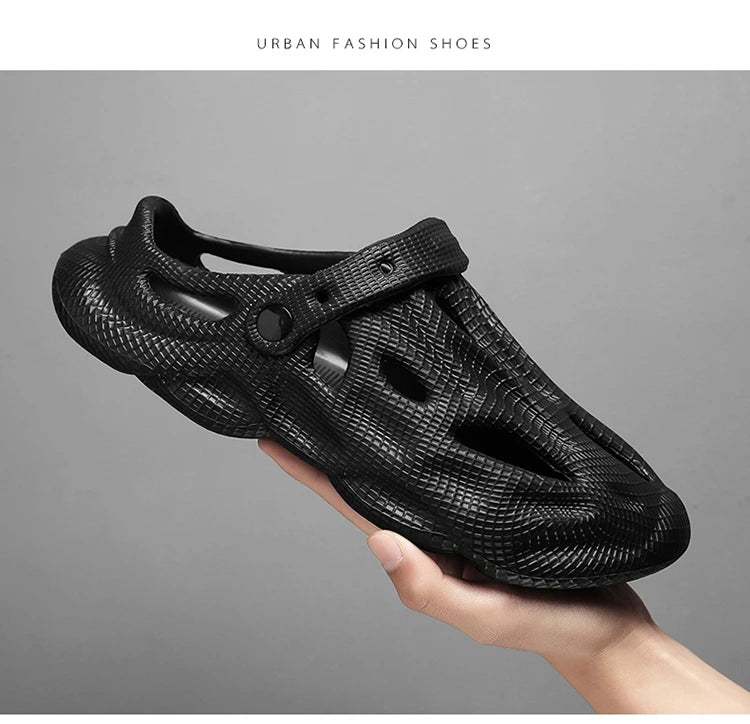 Summer Men Slippers Comfortable Platform Outdoor Sandals 2025 Beach Slippers Flip Flops Male Indoor Home Slides Bathroom Shoes