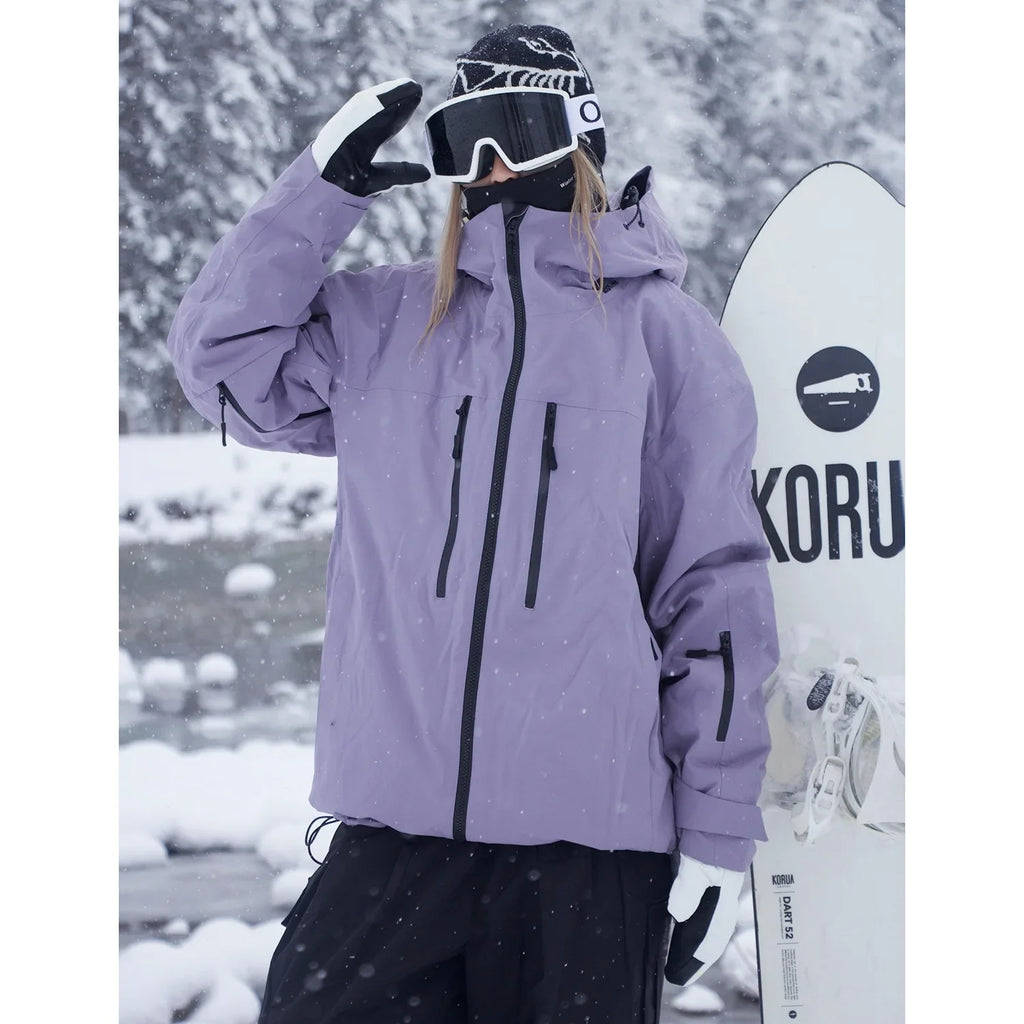Winter Ski Jacket for Women Men 3L Snowboard Clothing Waterproof  Warm Breathable Outdoor Snow Wear Snowboarding Set