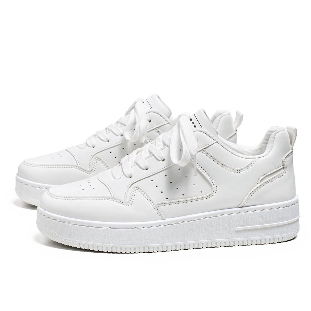 Men's New Breathable Sneakers, Versatile Thick-Soled White Sneakers, Sports Casual Sneakers, Running Shoes