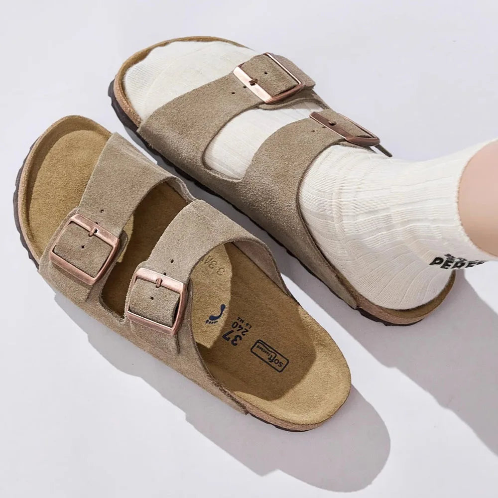 Fashionable modern men's and women's sandals are comfortable and versatile for summer, beach, and outdoor use
