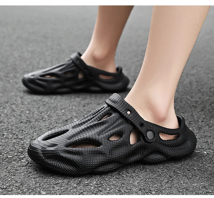 Summer Men Slippers Comfortable Platform Outdoor Sandals 2025 Beach Slippers Flip Flops Male Indoor Home Slides Bathroom Shoes