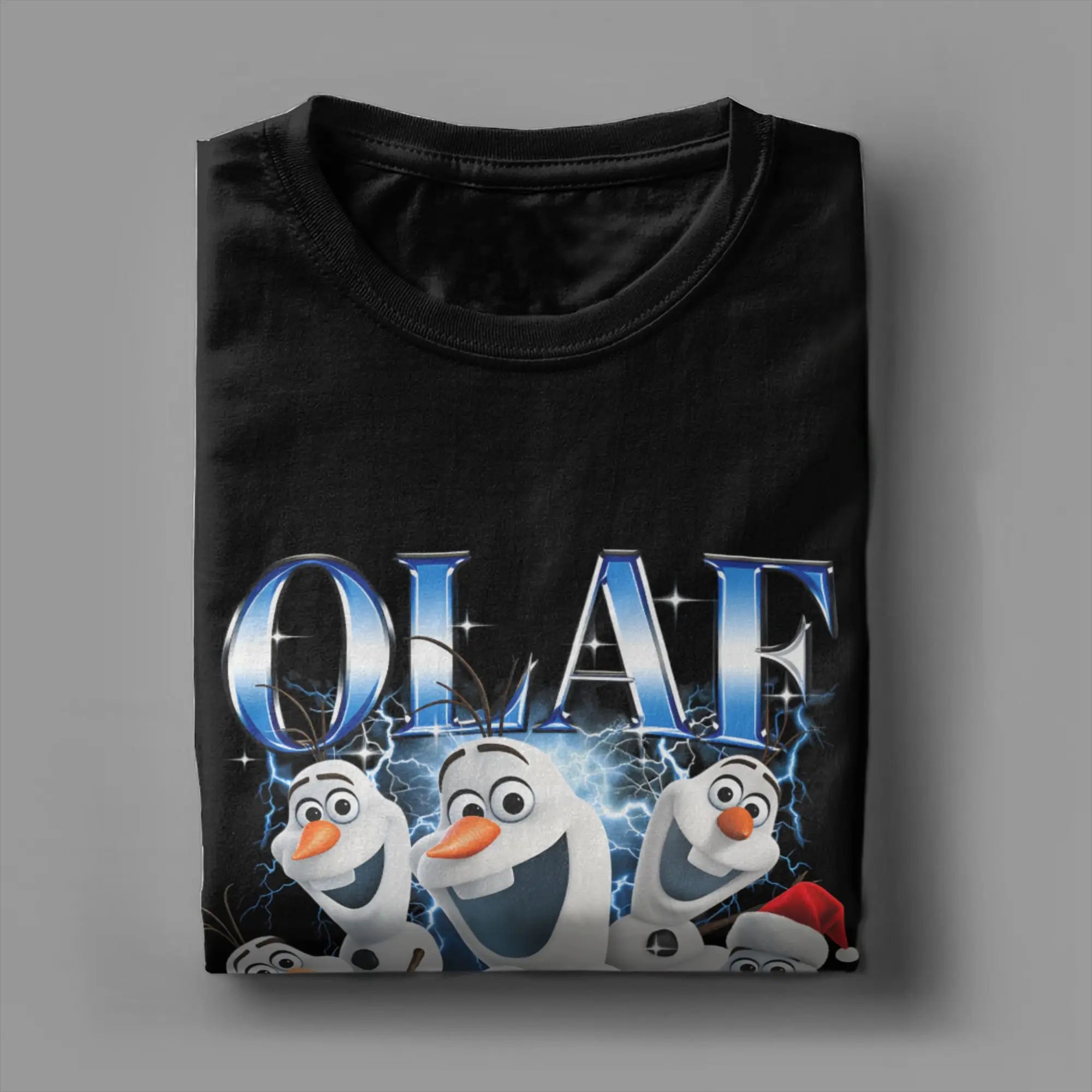 Oversized T-Shirt Summer Olaf Fashion T Shirts  Cotton Tee Shirt for Man Y2K Classic Plus Size 6XL Short Sleeve Tees