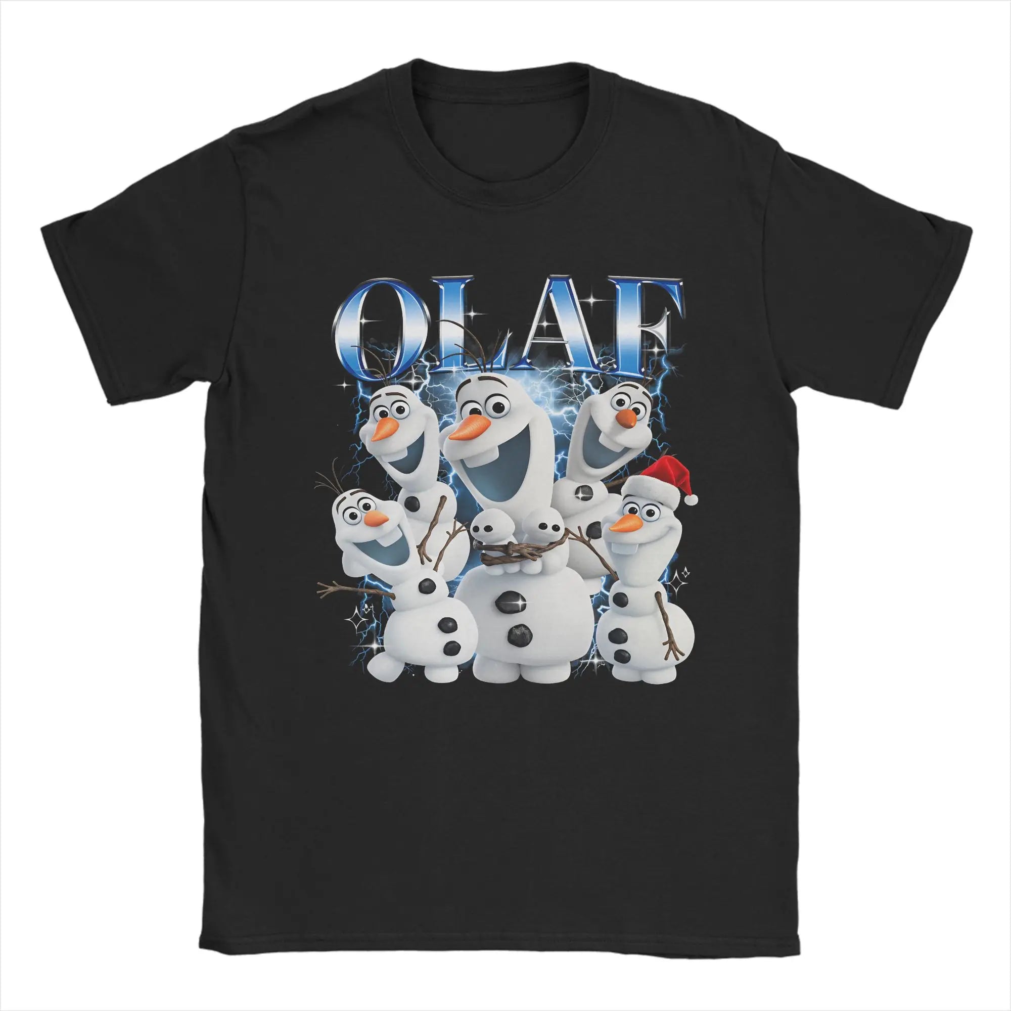 Oversized T-Shirt Summer Olaf Fashion T Shirts  Cotton Tee Shirt for Man Y2K Classic Plus Size 6XL Short Sleeve Tees