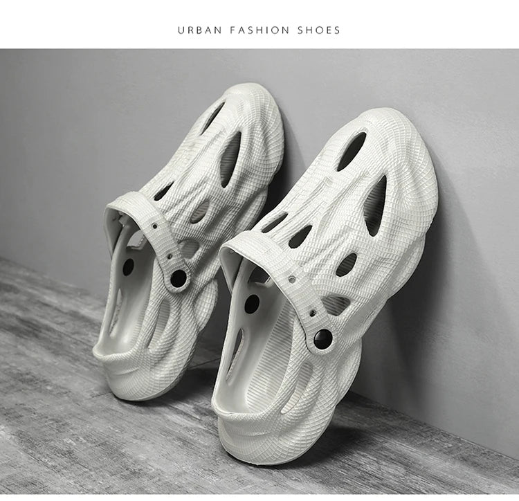 Summer Men Slippers Comfortable Platform Outdoor Sandals 2025 Beach Slippers Flip Flops Male Indoor Home Slides Bathroom Shoes