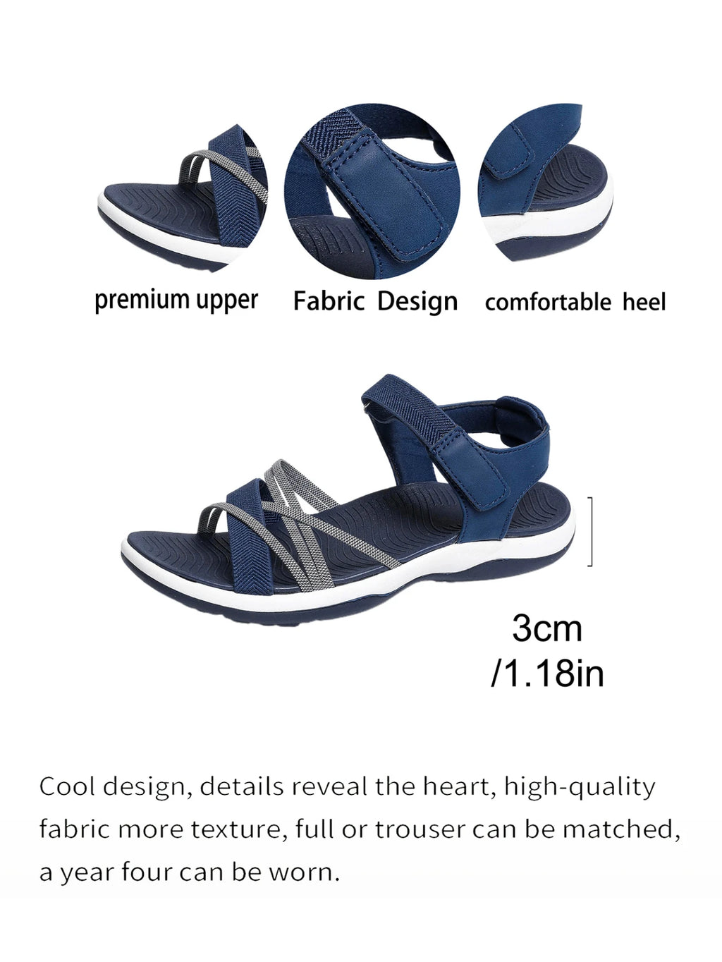 Women's Summer Sandals 2026 New Style, Flat, Non-Slip,Casual, Soft Sole,Large Size,Middle-Aged and Elderly Mom Shoes,Beach Shoes
