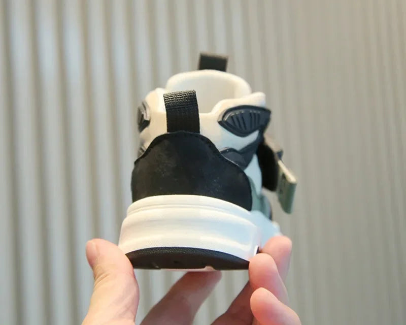 Kid Sneakers School High-top Causal Sports Shoes for Boy Non-slip Spring Autumn Children Fashion Girls Chunky Basketball Shoes
