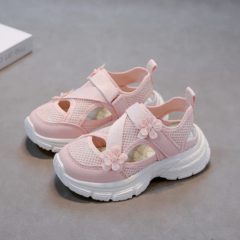 Summer Sandals New Fashion Simple Girls' Shoes Anti Slip Soft Comfort Beach Casual Shoe Breathable Versatile Simple Sports Shoes